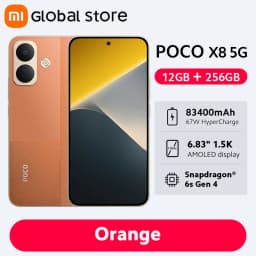 New POCO X8 Smartphone Global Version 8340mAh battery 6.83" 1.5K Display 67W HyperCharge Snapdragon 6s Gen 4 50MP Camera NFC 5G