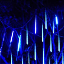 45cm Meteor Shower 8 LED Tubes Waterproof 5V USB Warm Blue RGB LED String Lights for Outdoor Holiday Christmas Tree Decoration