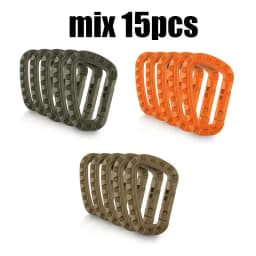 5/10/15/20pcs Tactical D-Shape Plastic Carabiner With Hard Spring Snap Clip ITW Keychain Gear Hook For Outdoor Camping Tools