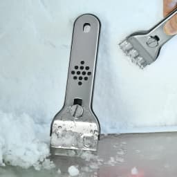Stainless Steel Hob Scraper Kitchen Glass&Ceramic Scraper with Replacement Blades Wall Floor Window Cleaning Scraper Tools