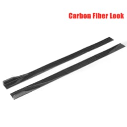 2m Car Side Skirt Splitter Winglet Side Wing Bumper Lip For VOLKSWAGEN For VW For Polo For GOLF mk5 mk6 mk7 For Jetta For Passat