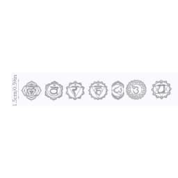 New Geometric Pattern Metal Energy Copper Stickers Flower Life Tree Pyramid For Epoxy Resin Material Jewelry Making Decoration