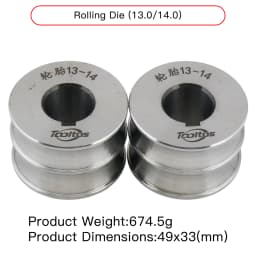Rolling Mill Auxiliary MOLDS for Bracelet Rolling Machine Round Oval Flat Profiles