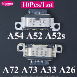 10pcs USB Charging Port Connector for SamSung Galaxy S25 S24 S23 S22Plus S26 Ultra S21 FE A10s A51 A52 A54 A72 A73