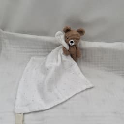 Handmade Baby Cotton Muslin Comfortable Blanket Cute Cat Doll For Infant Kids Sleep Appease Towel Rabbit Bear Saliva Scarf