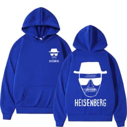 Breaking Bad Walter White Heisenberg Double Sided Printed Hoodie Men Women Vintage Oversized Rock Hoodies Man Black Sweatshirts
