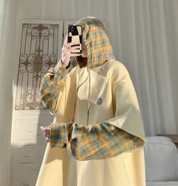 Fake Two-piece Patchwork Hooded Sweatshirt For Men Autumn Loose Long Sleeved Hoodie Tops Streetwear Hong Kong Style Fashion Coat