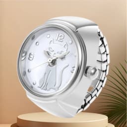 Creative Alloy Shell, New Hot Selling Couple Ring, Circular Arabic Numerals, Cat Scale, Men's And Women's Gift