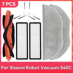 For Xiaomi Robot Vacuum S40C / E101 Parts Accessories Main Side Brush Filter Mop Rag Robot Vacuum Cleaner Consumable