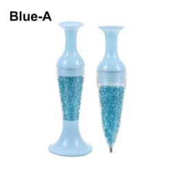 Crafts Crystal Cross Stitch Flower Pot Shape Point Drill Pen 5D Diamond Painting Standable Diamond Painting Tool