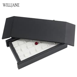 Jewelry Gemstone and Diamond Color Grading and Sorting Display Tray with Lid Gem Stone Box Beads Storage Organiser Travel Case