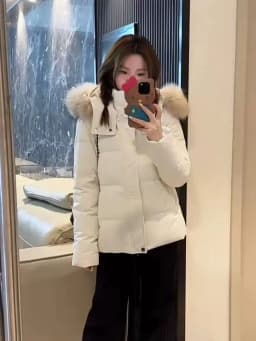 Detachable Faux Fur Collar Hooded Cotton Jacket Thickened Warm Winter Short Coat For Women Korean Slim Versatile Outerwear