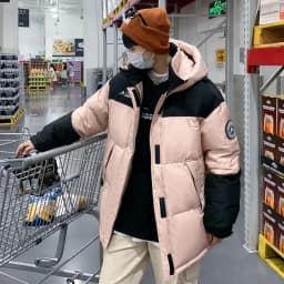 Men's Down Coats Parkas Loose-Fitting Winter Jacket Man Women Goose Down Jacket Warm Thick Casual Outdoor Puffer Padding HXY1672