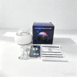 Northern Light Projector RGB Atmosphere Night Light Remote Control USB Aurora Projection Lamp 360° Rotate for Home Party Decor
