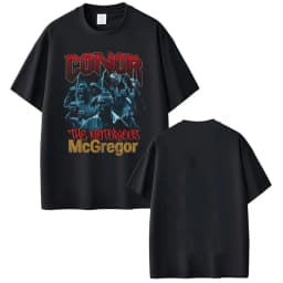 Limited Connor Mcgregor The Notorious Graphic Tee Shirt Men Women Fashion Retro Classic T Shirt Casual Cotton Oversized T Shirts