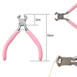 1PCS Mini Pliers Diagonal Pliers Round Bent Needle Nose Cutter Handcraft Beading Insulated Plier For Jewelry Making Hand Tool
