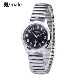Large Dial Watch Men's Simple Women's Quartz Watch Fashion Casual Arabic Numeral Couple Watch Pair of Men and Women