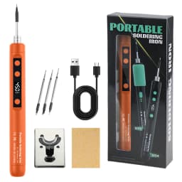 LF USB Soldering iron 8W 3-levels Adjust temperature Li battery charge soldering iron Welding Set DIY Home Repair solder set
