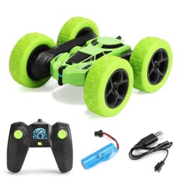 Remote Control Car, 4WD RC Car Toy, 2 Sided 360 Degree Flip Rotating Vehicle, Suitable For Outdoor Parties And Family Fun, Chris