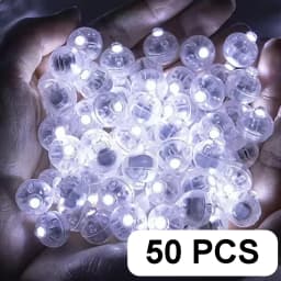 50/100 Pcs LED Balloon Lights Mini Round Ball Balloon Night Light LED Flash Lamp for Paper Lanterns Wedding Party Decorations
