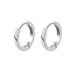 Fashion Personality Geometric Triangle Square Star Heart U Shape Hoop Earrings Men Women Stainless Steel Punk Piercing Jewelry