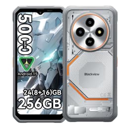 Blackview FORT 2 [No EU Charger] Rugged Smartphone 24(8+16)GB+256GB 5000mAh 18W Android 15  6.56'' HD+ IPS NFC/GPS  Dual SIM