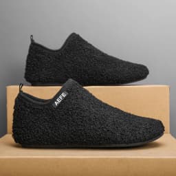 Men's Fuzzy Overlapping Slippers - Winter Warmth Indoor Home Shoes with Fuzzy Lining and Arch Support, Soft Cushioning Comfort,