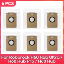 Fit for ( Roborock H60 Hub Ultra / H60 Hub Pro / H60 Hub ) Dust Bag Filter Vacuum Cleaner Parts Accessories Replacement
