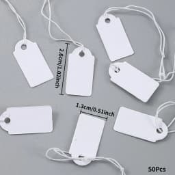 Kraft Paper Tags With Strings Handmade With Hang Garment Tags For Jewelry Crafts Price Candy/Gift/Cookies Display Label Card