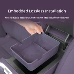 Car Center Console Armrest Storage Box Organizer Tray for Leapmotor B10 2025-2026 Non-Slip Anti-Dust Interior Stowing Tidying