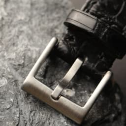 Handmade high-end crocodile leather strap, 18 19 20 21 22MM genuine leather , soft high-end Watchband, black retro bracelet