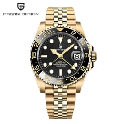 New 1662 PAGANI DESIGN GMT Automatic Watch 40mm Men's Wristwatch Top Brand 100M Waterproof Mechanical Wristwatches for Men Cloc