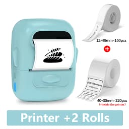 Marklife P50 Mini Label Printer Support Portable Thermal Printer Self-adhesive Labels Printer Tag Stickers Maker Or 1 Roll Label