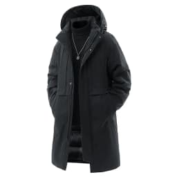 Winter Jackets Men Padded Warm Long Cotton Coats Plus Size 6XL 7XL 8XL Oversize Windbreak Hooded Black Autumn Pockets Loose Male