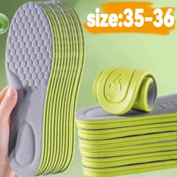 2/20pcs Memory Foam Orthopedic Insoles Unisex Deodorizing Insole Shoes Sports Absorbs Sweat Soft Antibacterial Shoe Accessories