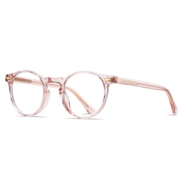 VICKY Round Blue Light Reading Glasses Women Eye Glasses Frame for Women Retro Plastic Titanium Anti-Blue Light Computer Eyewear