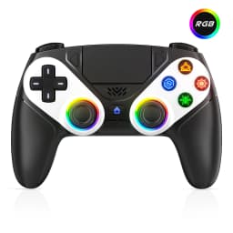 RGB Light Wireless Controller For PS5/PlayStation 5/Pro/Slim/PC Hall Effect Gamepad W/Marco/Turbo NO Drift Game Control Joystick