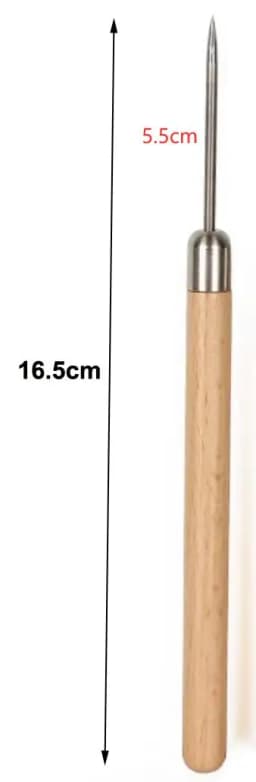 tip Titanium Solder Picks Precision Jewelry Soldering Picks Wooden Metal Handle Jewelry Welding needle Tools
