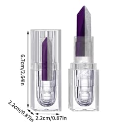 2 in 1 Glitter Lipstick, Gradient Shiny Lip Gloss, Long Wear Festival Lip Makeup for Halloween & Christmas