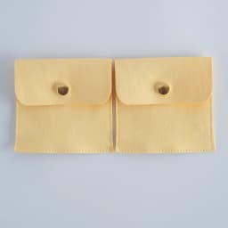 5-Pack Bulk Mini Envelope Jewelry Bag Snap Button Closure Luxury Microfiber Suede Jewelry Necklace Earrings Packaging Pouch Bags