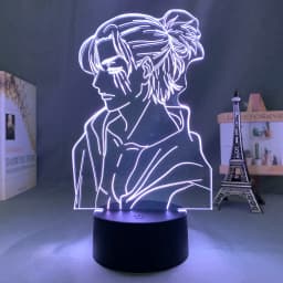 Anime Light Attack on Titan 4 Eren Yeager Figure for Bedroom Decor Night Light Kids Birthday Gift Shingeki No Kyojin 3d Lamp AOT