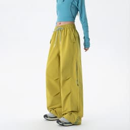 CHRLCK Women's Waterproof Hiking Pants Loose Quick Drying Cargo Pants Fishing Camping Cycling Trekking Jogging Trousers