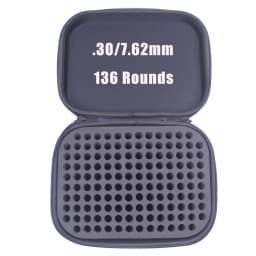 .30/7.62mm Ammunition Organizer 136 Rounds Ammo Storage Box Rifle Cartridge Storage Container Bullet Holder for Hunting Shooting