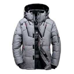 Men's Thick Warm Snow Parkas Men White Duck Down Parkas -20 Degree Winter Jacket Overcoat Windbreaker Hooded Parkas Coat Hombre