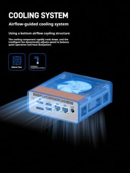 MAIYUNDA M1S Intel N150 Mini PC NAS Server DDR5 4800 4×M.2 NVMe Dual Intel i226-V 2.5GbE Mini PC Home Server No WiFi No BT