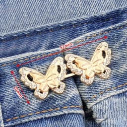 Clothing Accessories Waist Closing Button Metal Pins Removable Tighten Waist Button Adjustable Jeans Ornaments Waist Clip Women