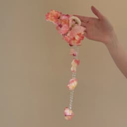 Flower Waterfall Blue Hydrangea Flower Fringe Grab Clip Atmosphere Back Head Disc Hair Shark Clip Hairpin Headgear Mori