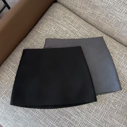 Grey Versatile Short Wrap around Skirt for Women High Waist A-Line Casual Style Polyester Fiber Skirt Autumn Winter New Arrival