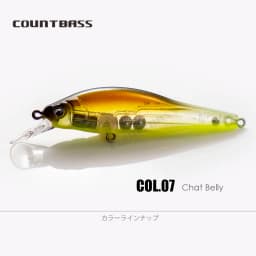Countbass Sinking Minnow 80mm 3-1/8" 10.8g 3/8 oz. Dive 1.2-2.5m Hardbaits Fishing Lures Wobblers Jerk Your Bait Crankbaits