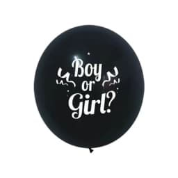 36-inch Black Gender Reveals Balloon Boy or Girl Boys and Girls Set Up Large Balloons